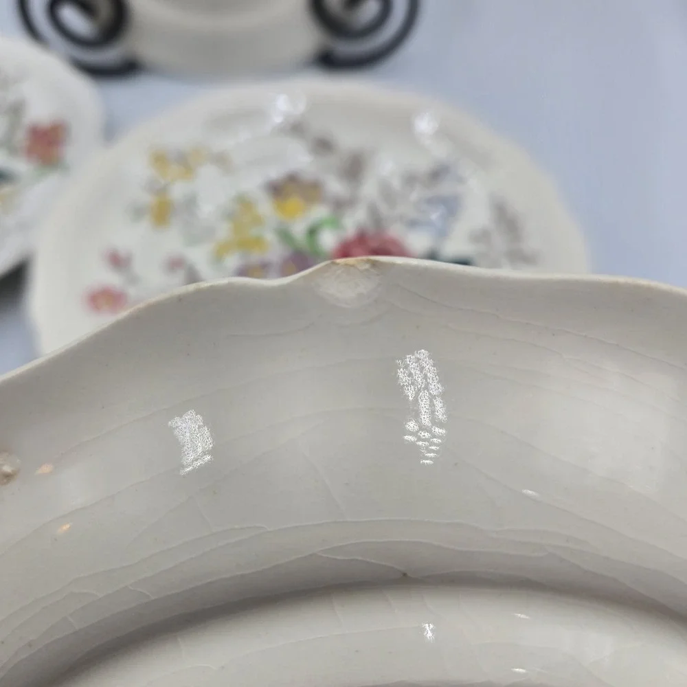 6 Vtg Copeland Spode Romney Pattern Salad Plates 7.5